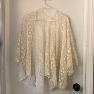 Lace kimono